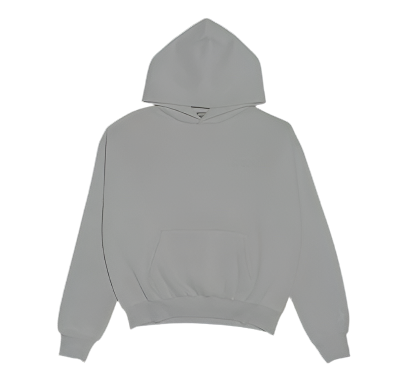 "HEADLINES" HOODIE LIGHT GREY