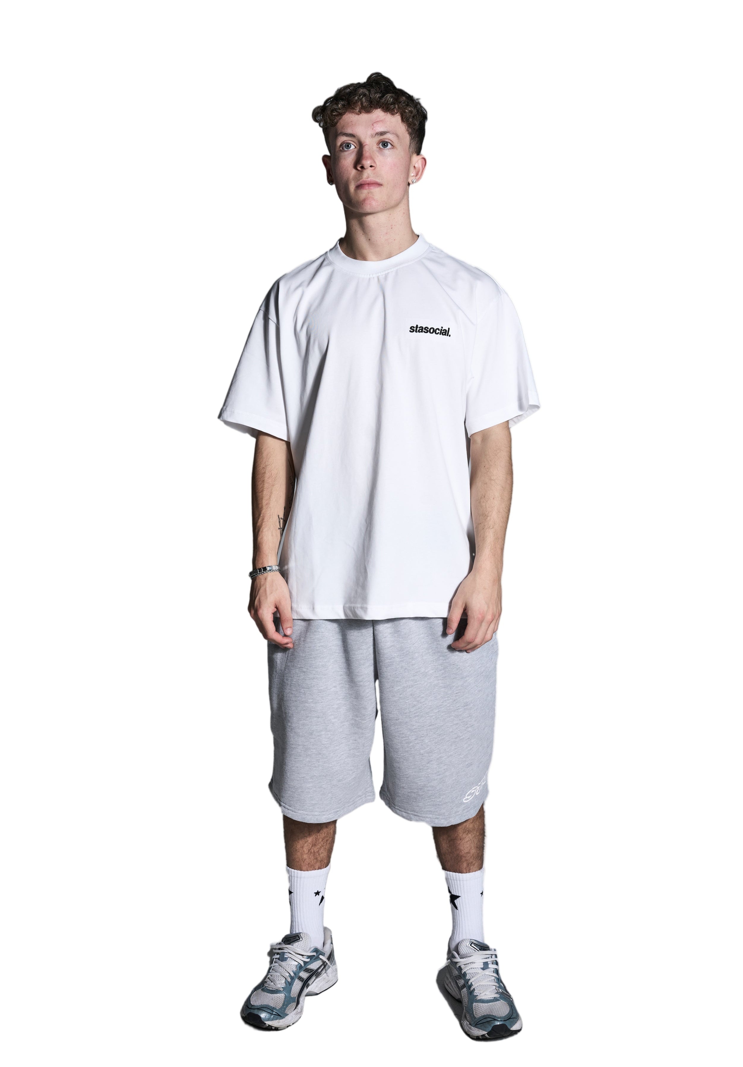 "W.O.N" SHORTS GREY