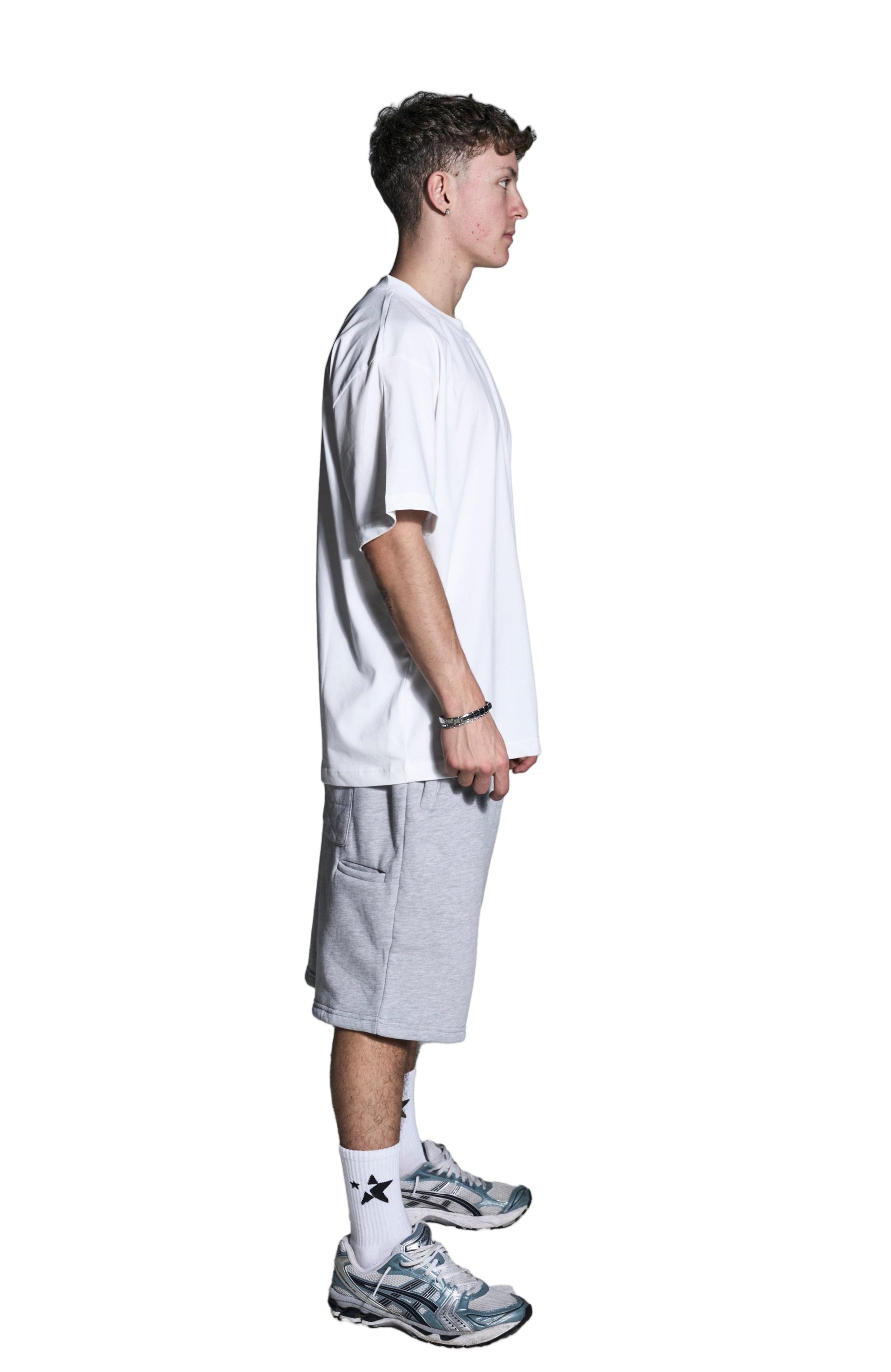 "W.O.N" SHORTS GREY